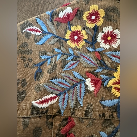 Kyla Seo Hand Embroidered Leopard Cheetah Jacket - Picture 12 of 12